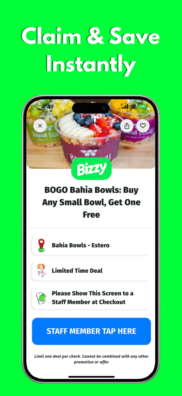 Bizzy App Screenshot